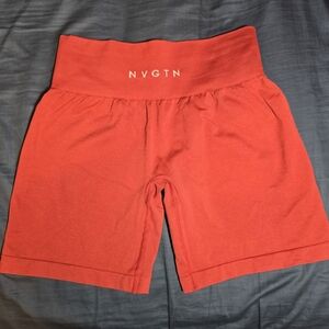 NVGTN Women's Vibrant Red Bike Shorts